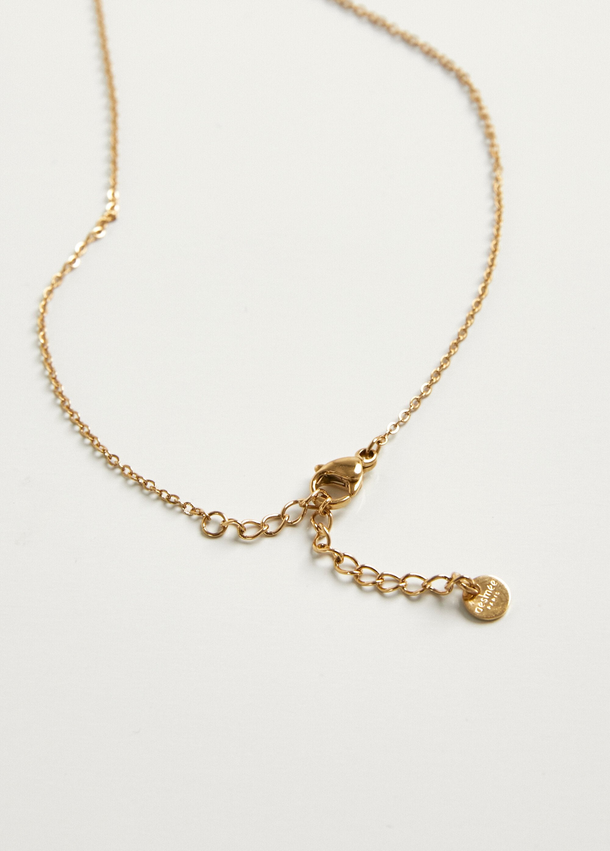 Necklace_with_twisted_steel_pendant_Golden_DE3_slim