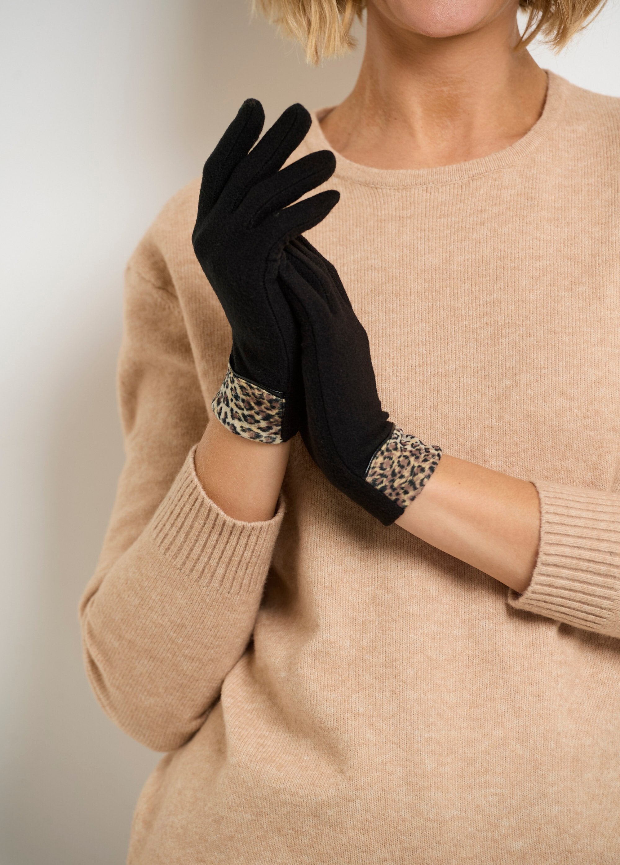 Gants_polaire_chauds_avec_bord_léopard_Noir_DE2_slim