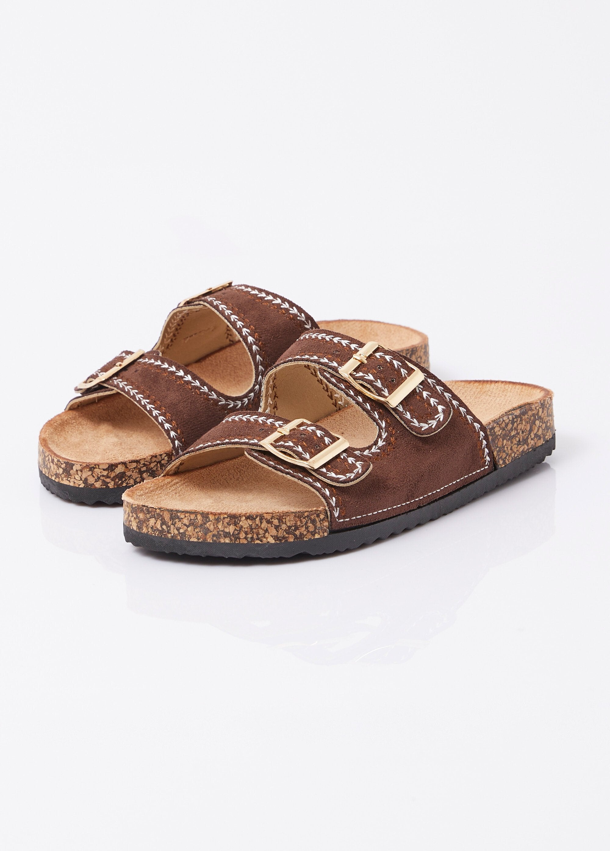 Folk_mules_with_buckles,_cork-type_sole_Brown_DE1_slim