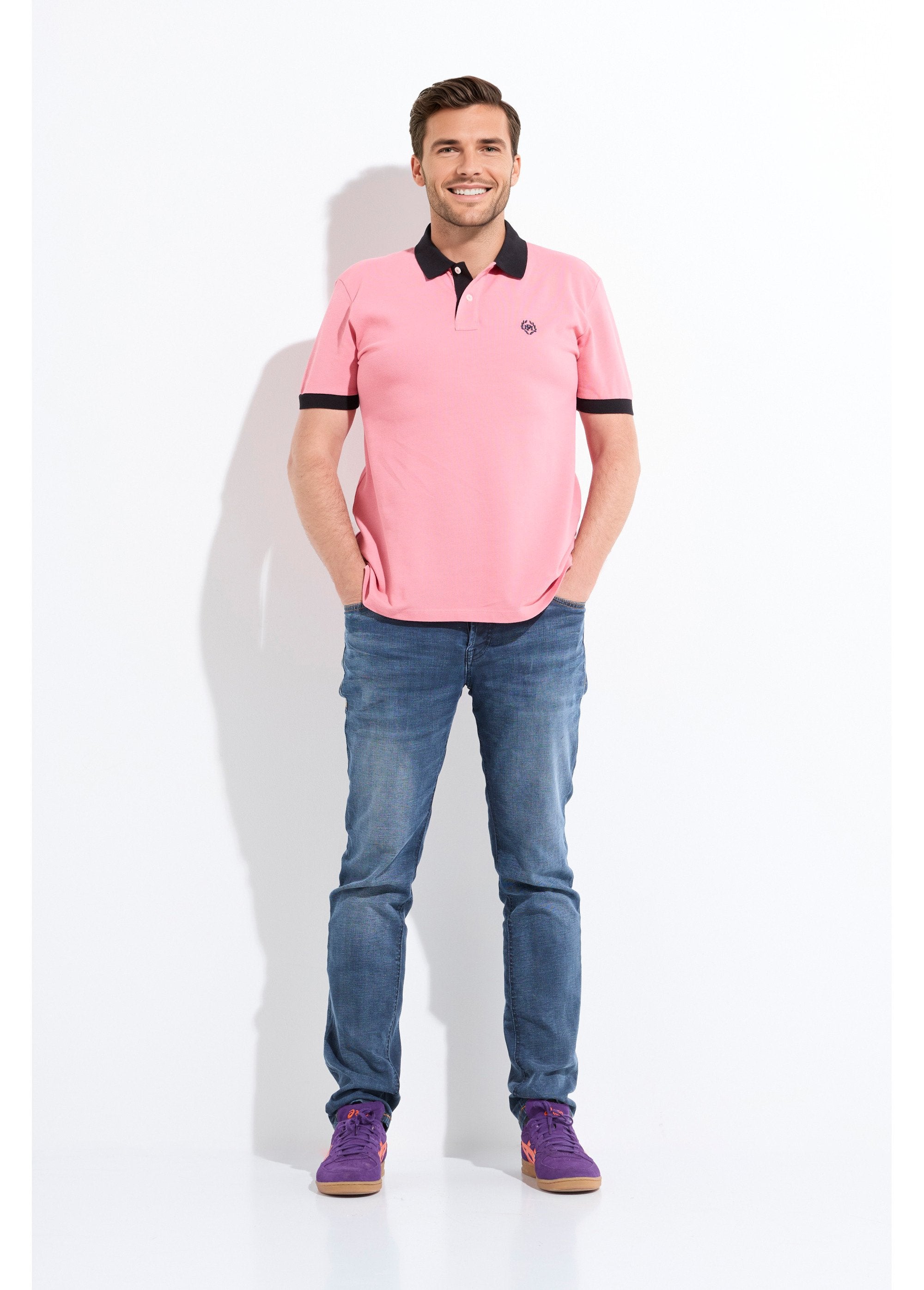 Men's_polo_shirt_with_contrasting_collar_and_sleeves_Light_pink_SF1_slim