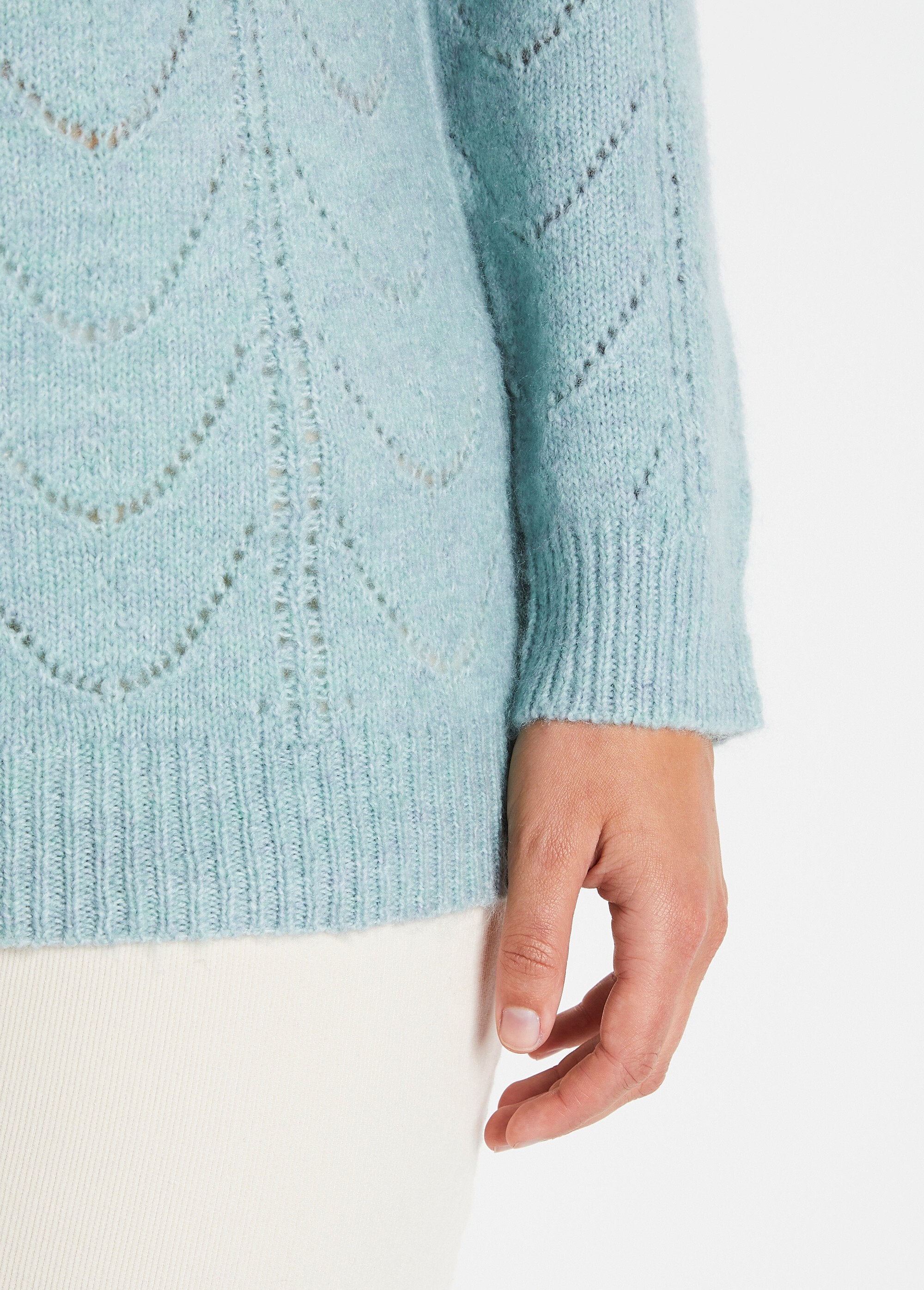 Round_neck_openwork_heathered_knit_sweater_Aqua_DE2_curvy