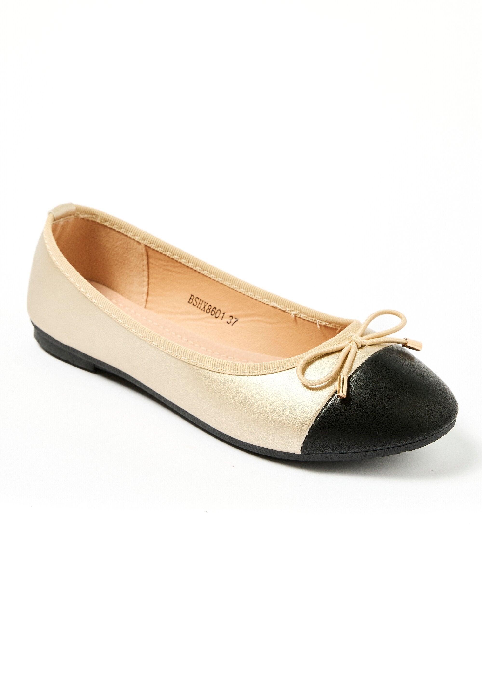 Ballerina_with_toe_cap_and_small_bow_Golden_FA1_slim