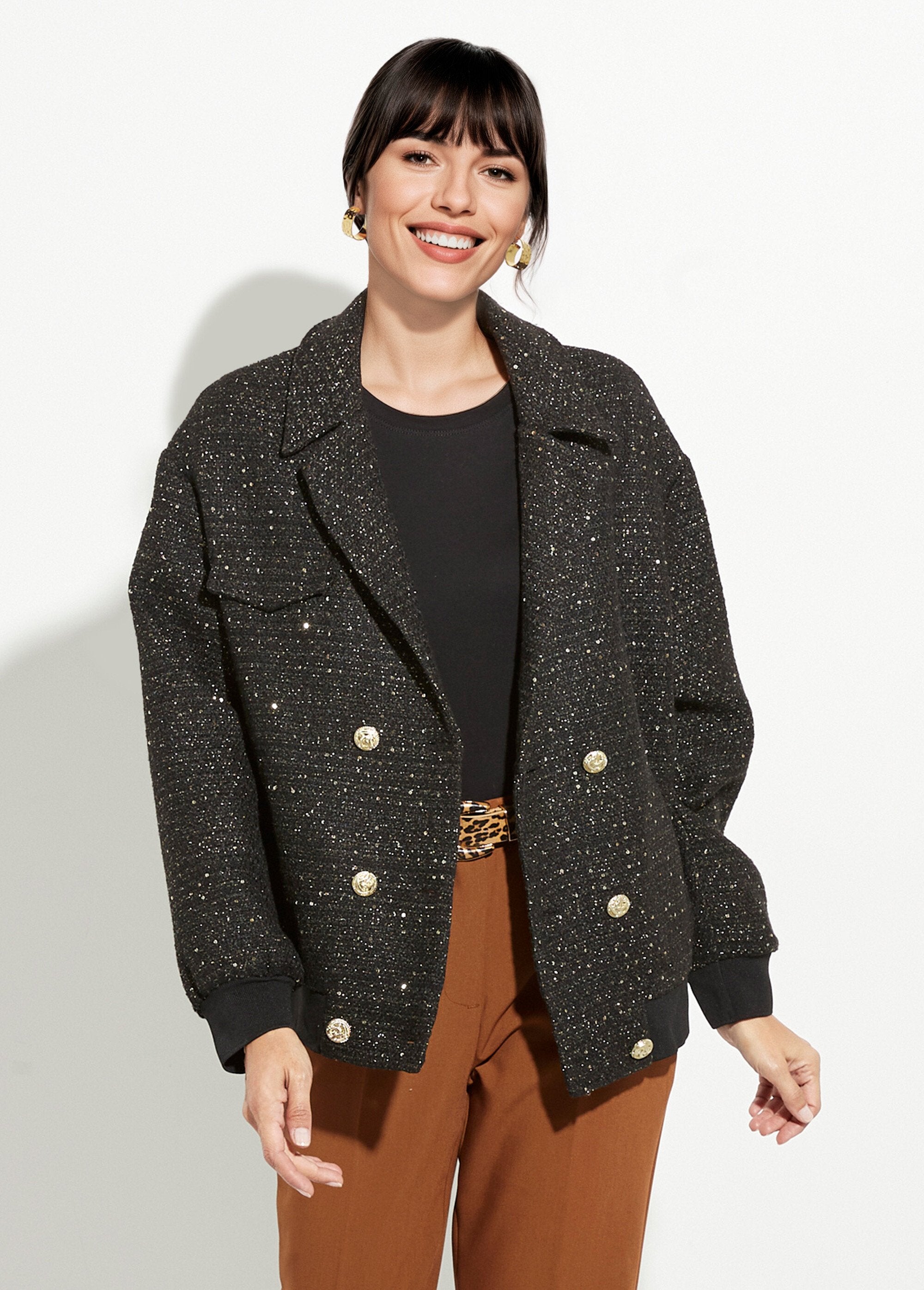 Blouson_teddy_tweed_et_détails_couture_Noir_FA1_slim