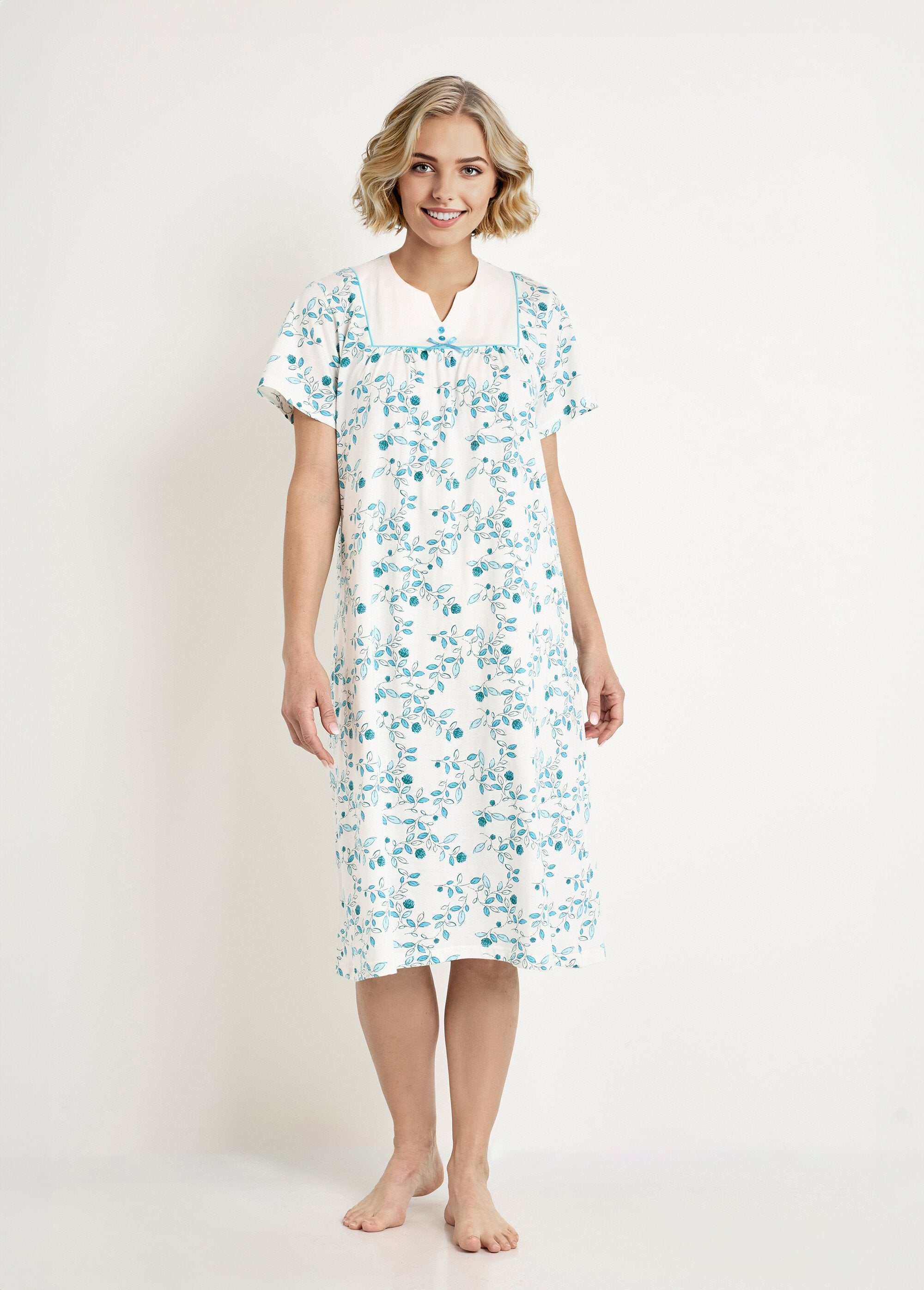 Printed_mid-length_comfort_nightdress_Aqua_FA1_slim