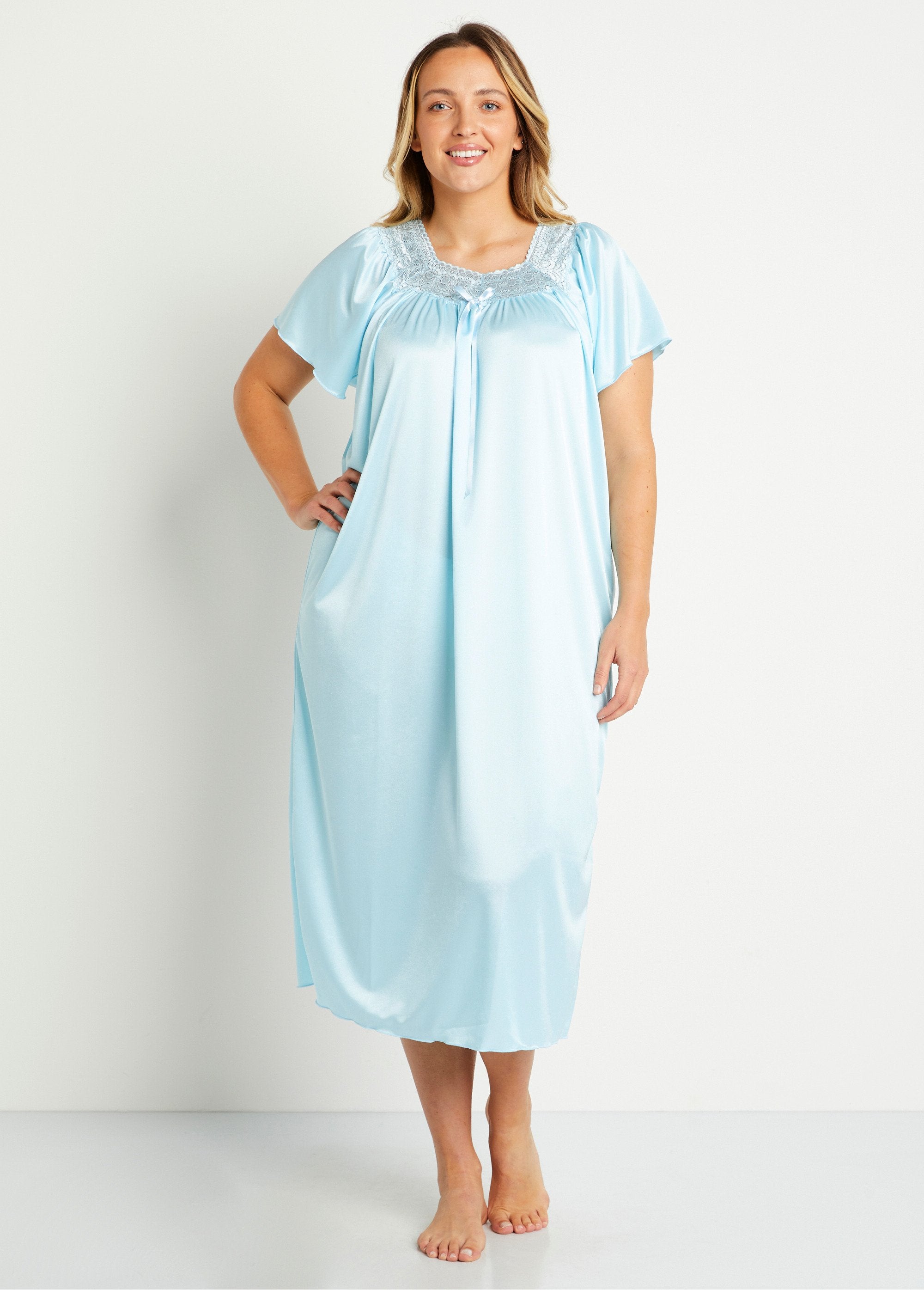 Long_satin_anti-static_lace_nightgown_Turquoise_FA1_curvy