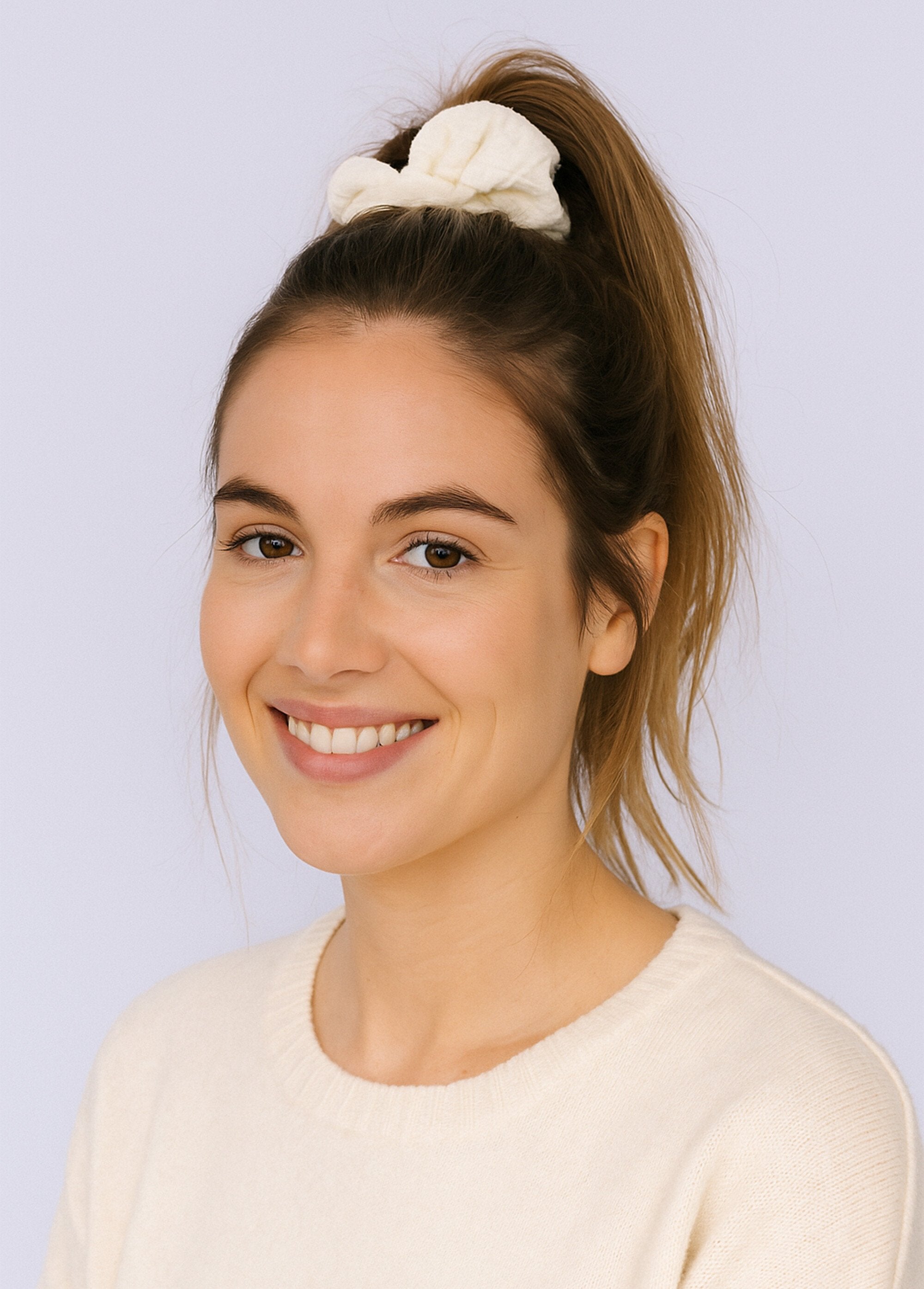 Chouchou_pour_cheveux,_maille_froissée_Blanc_SF1_slim