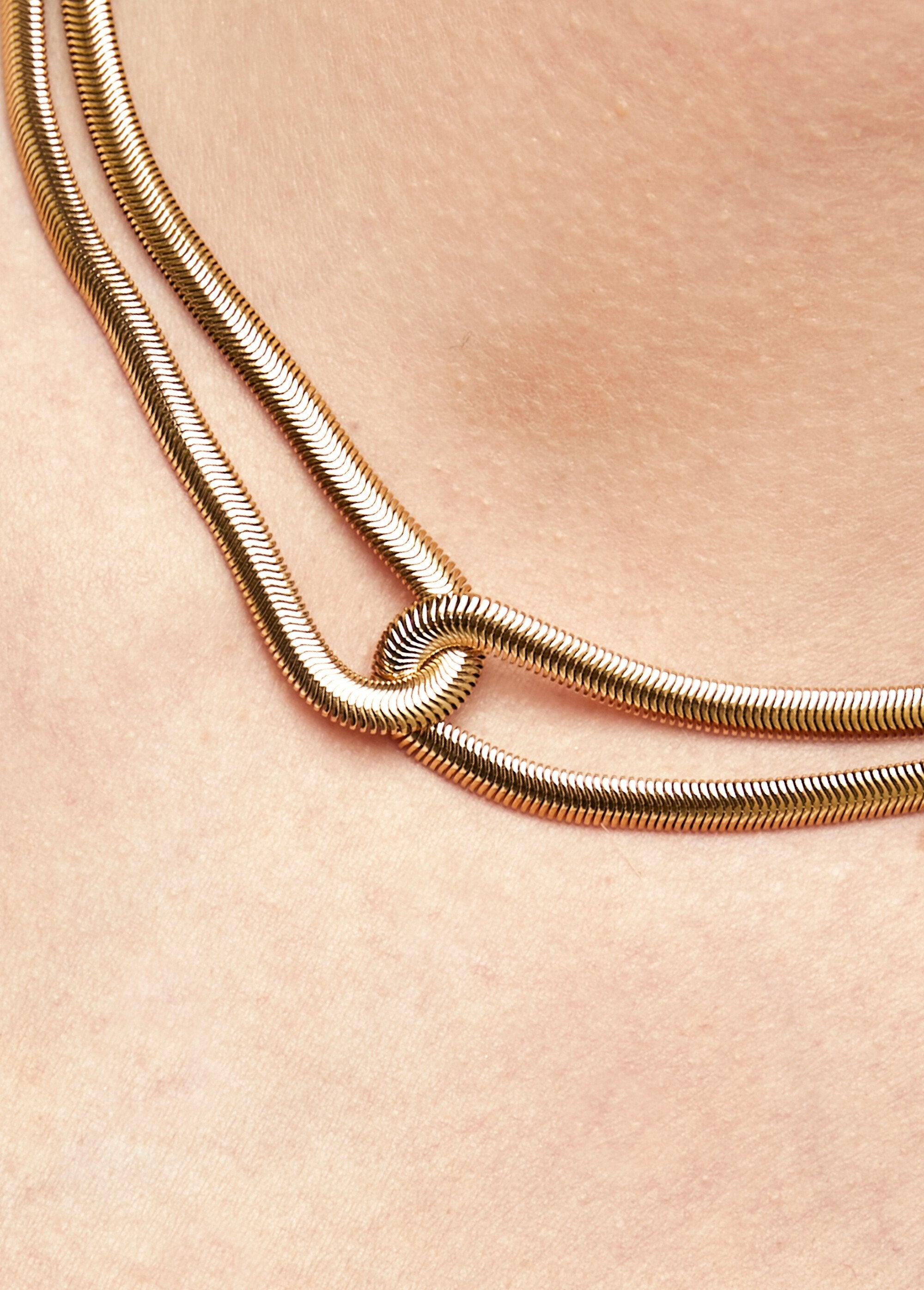 Double_snake_link_necklace_in_steel_Golden_FA2_slim