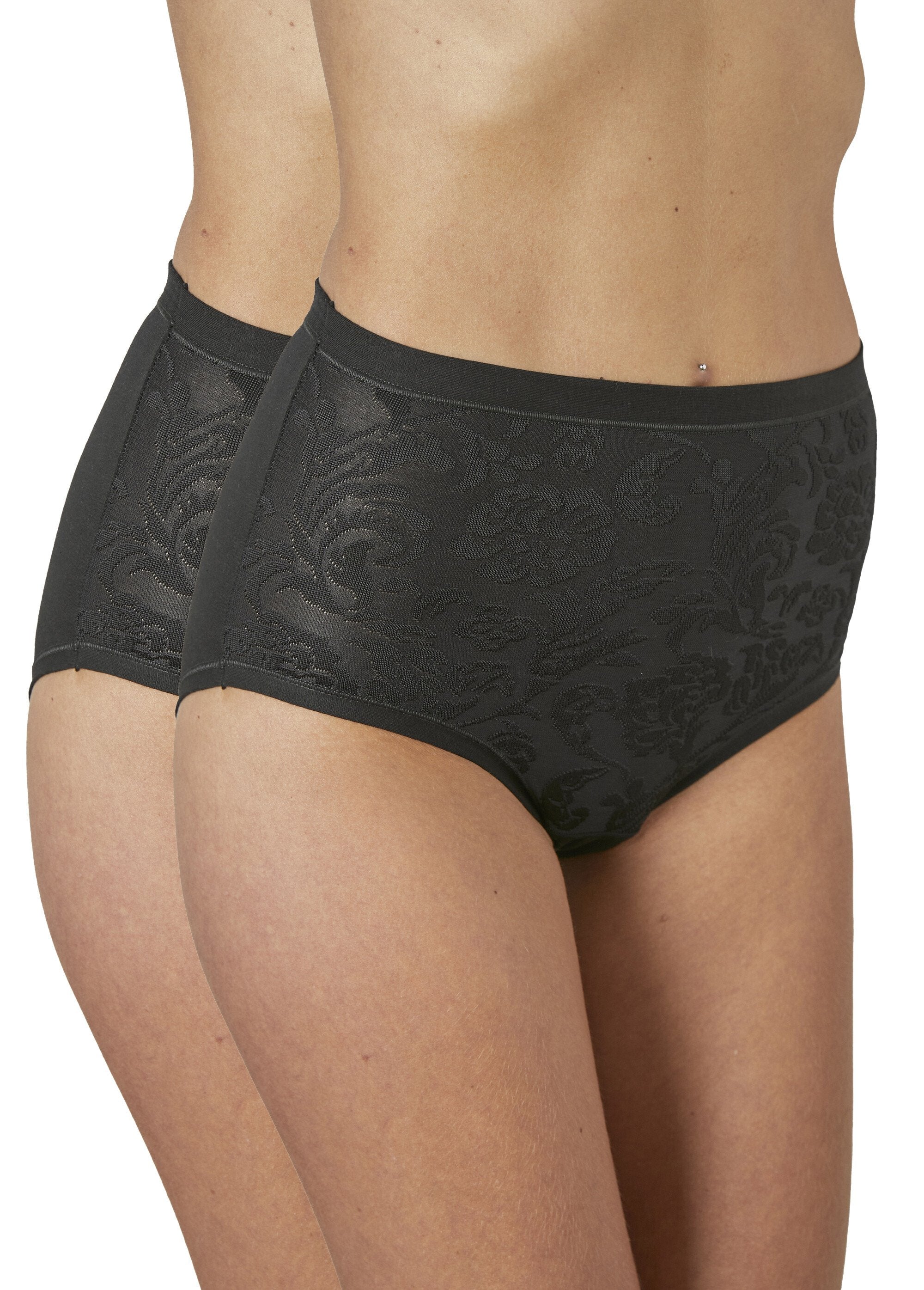 High-waisted_briefs_with_matte/shiny_effect_-_pack_of_2_Black_lot2_FA1_slim