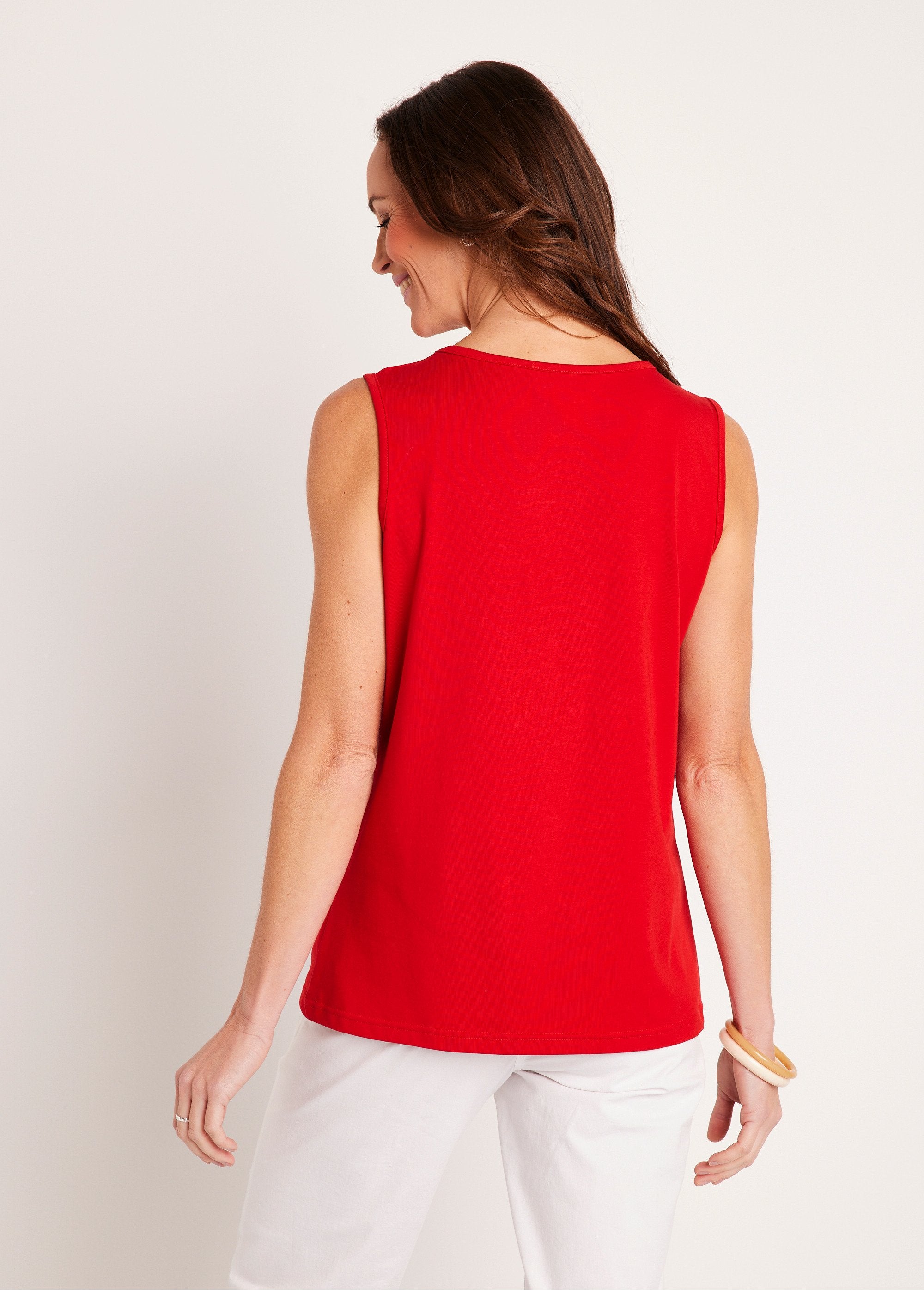 Embroidered_openwork_V-neck_tank_top_Red_DO1_slim