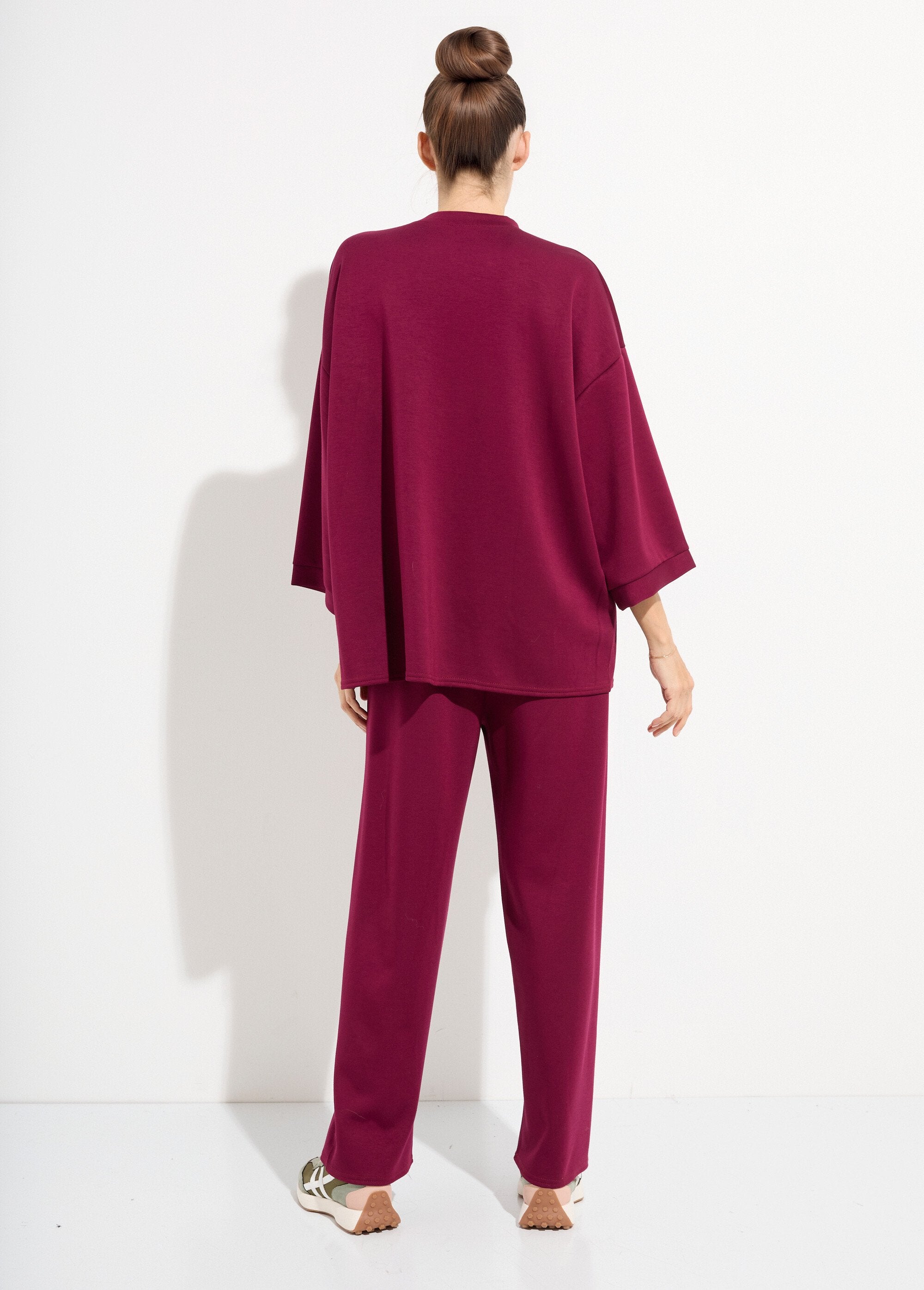 Ensemble_confort_2_pièces,_stretch_Bordeaux_DO1_slim