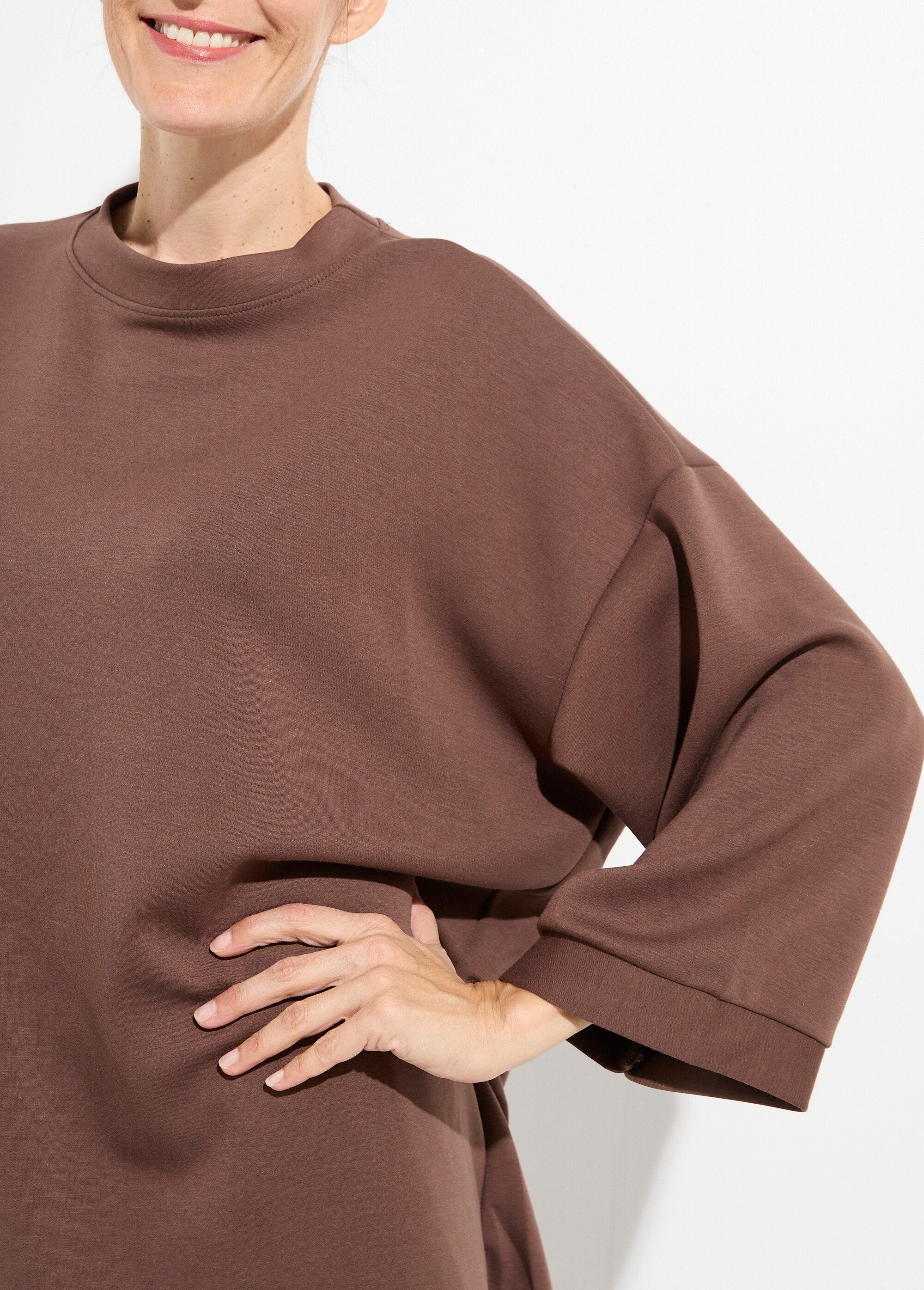 Ensemble_confort_2_pièces,_stretch_Chocolat_DE2_slim