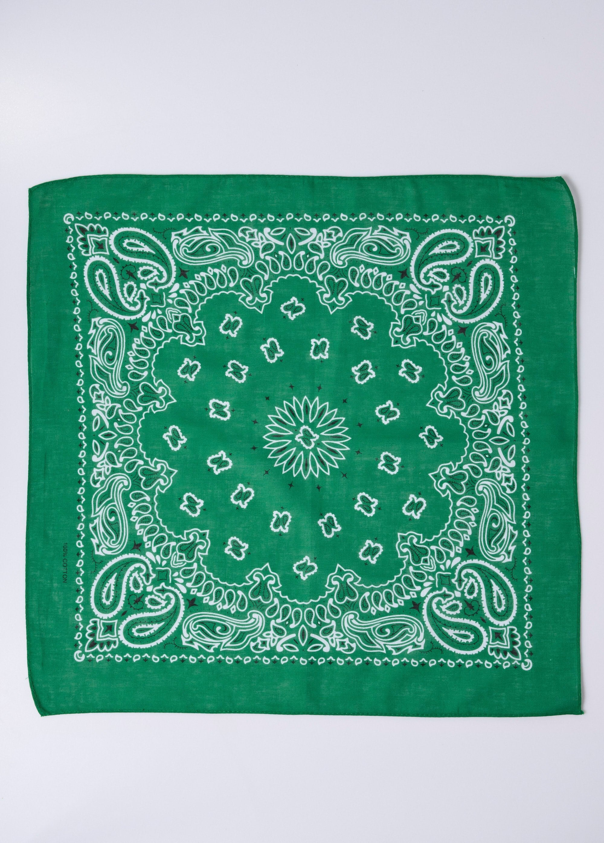 Square_cotton_canvas_bandana_scarf_Bright_green_DE1_slim