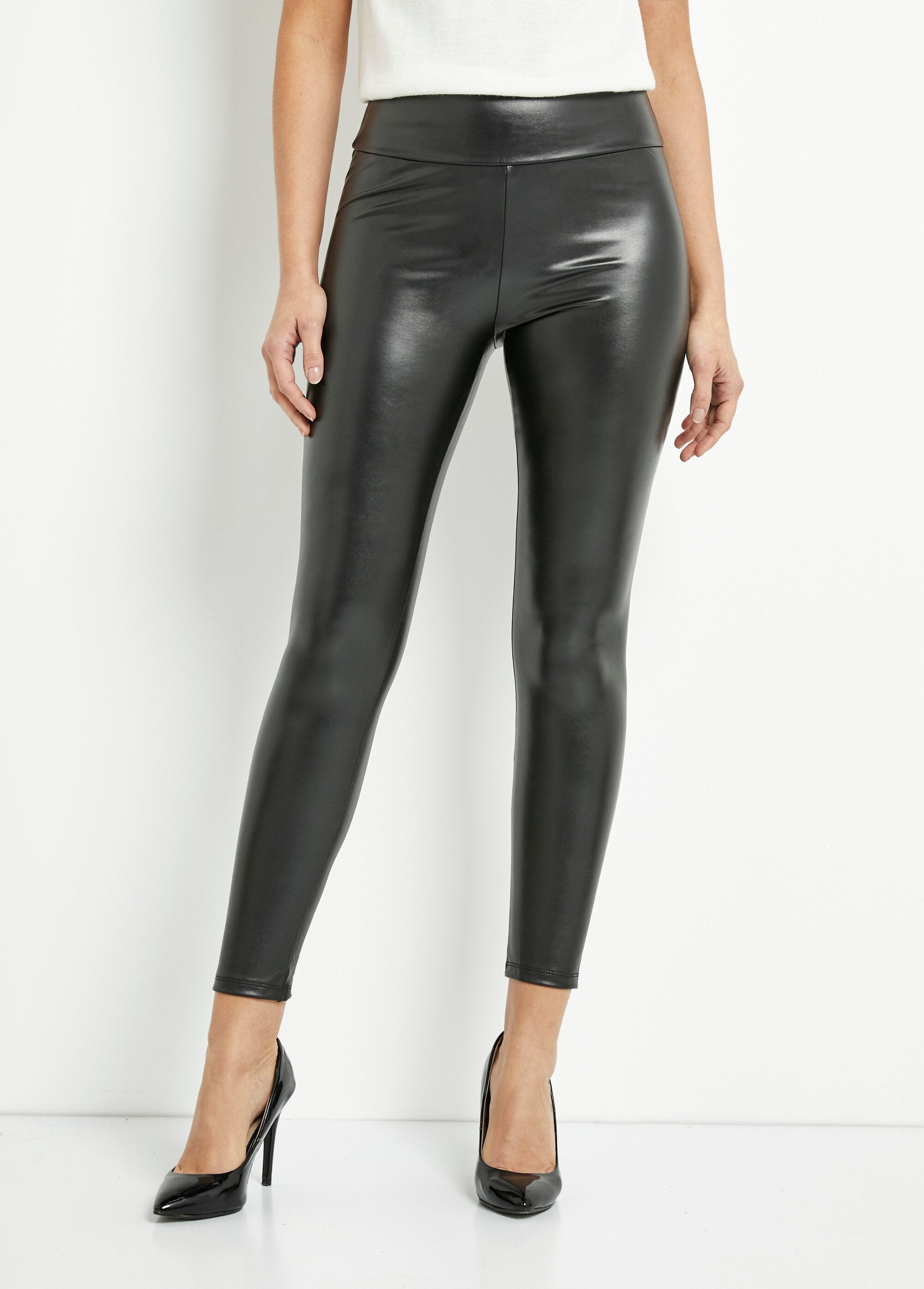 Infinitif®_-_Legging_faux_cuir_doublé_polaire_Noir_FA1_slim