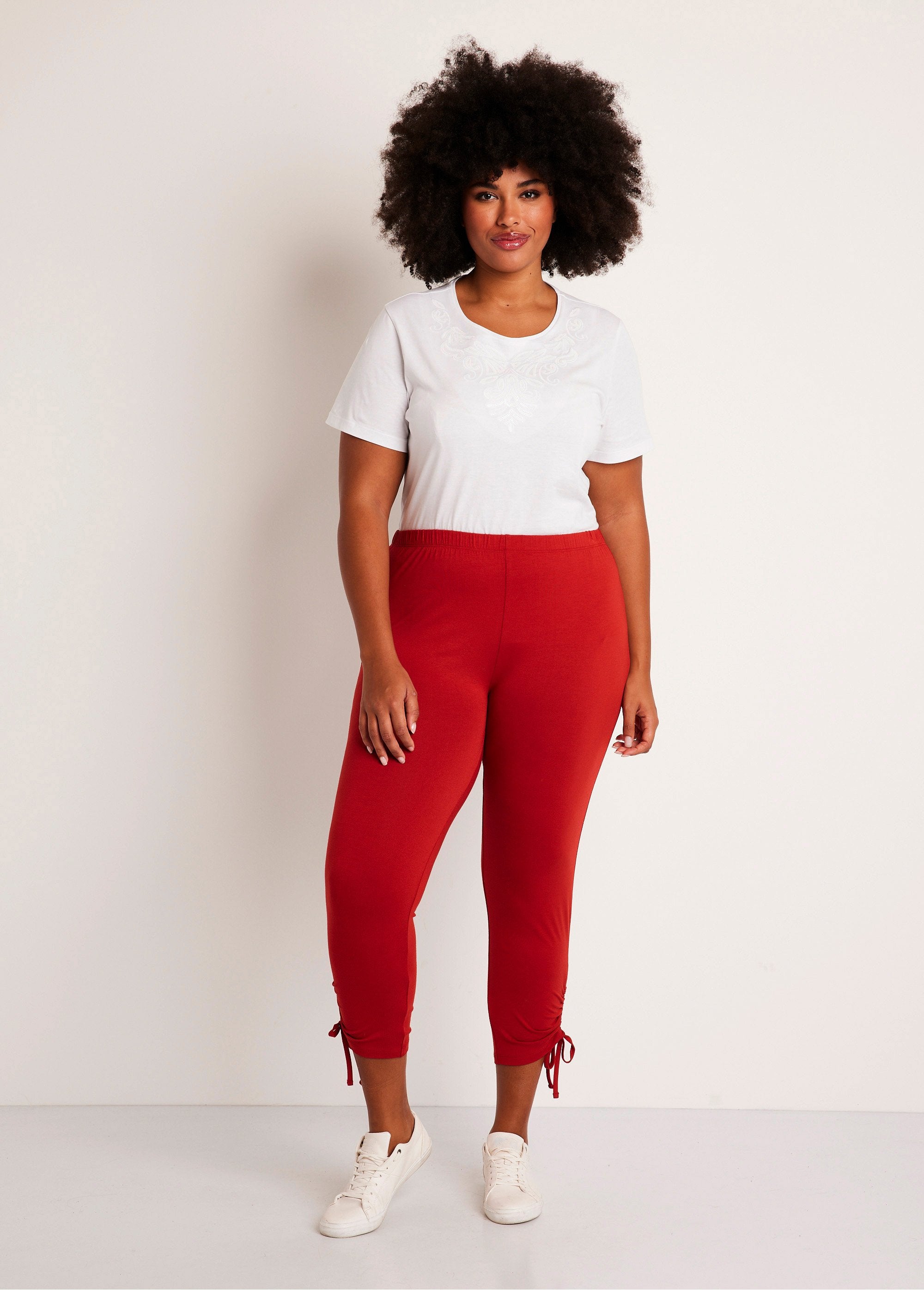 Short_leggings_with_elasticated_waistband_Plain_paprika_SF1_curvy