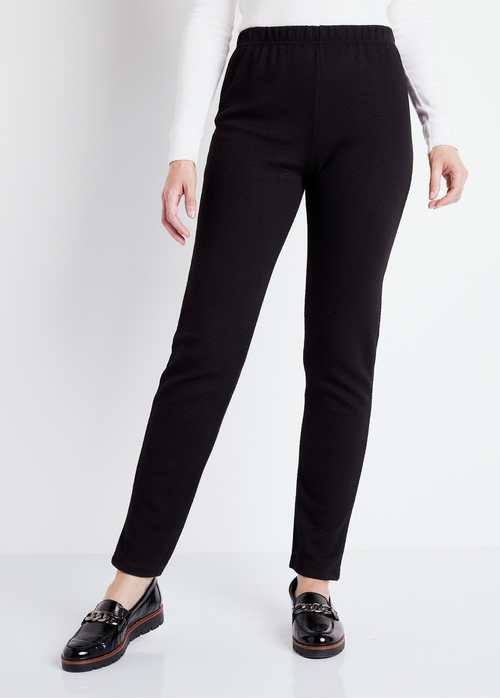 Stretch_jersey_elasticated_waist_leggings_Plain_black_FA2_slim