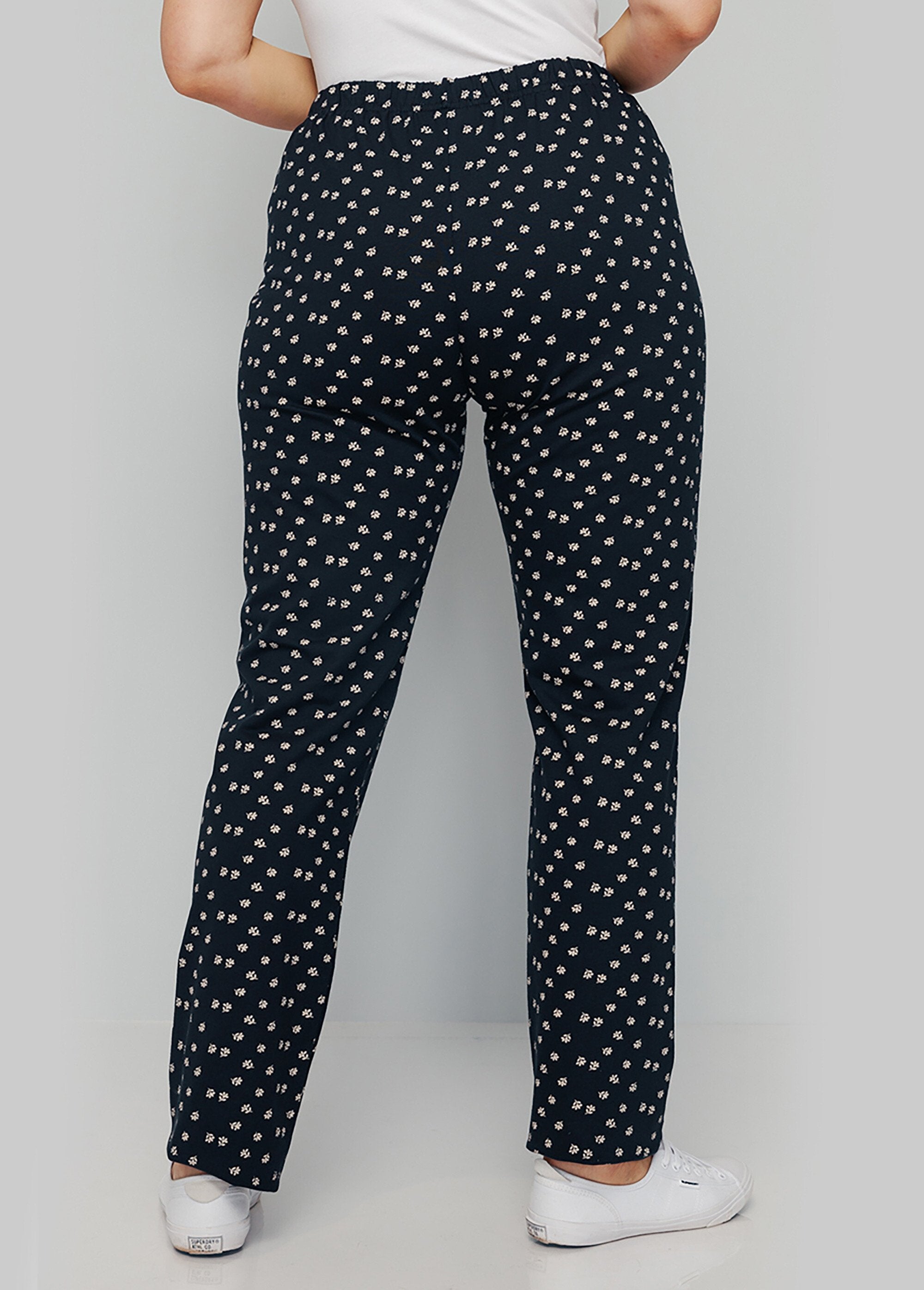 Cotton_jersey_elasticated_waist_leggings_Navy_print_DO1_curvy