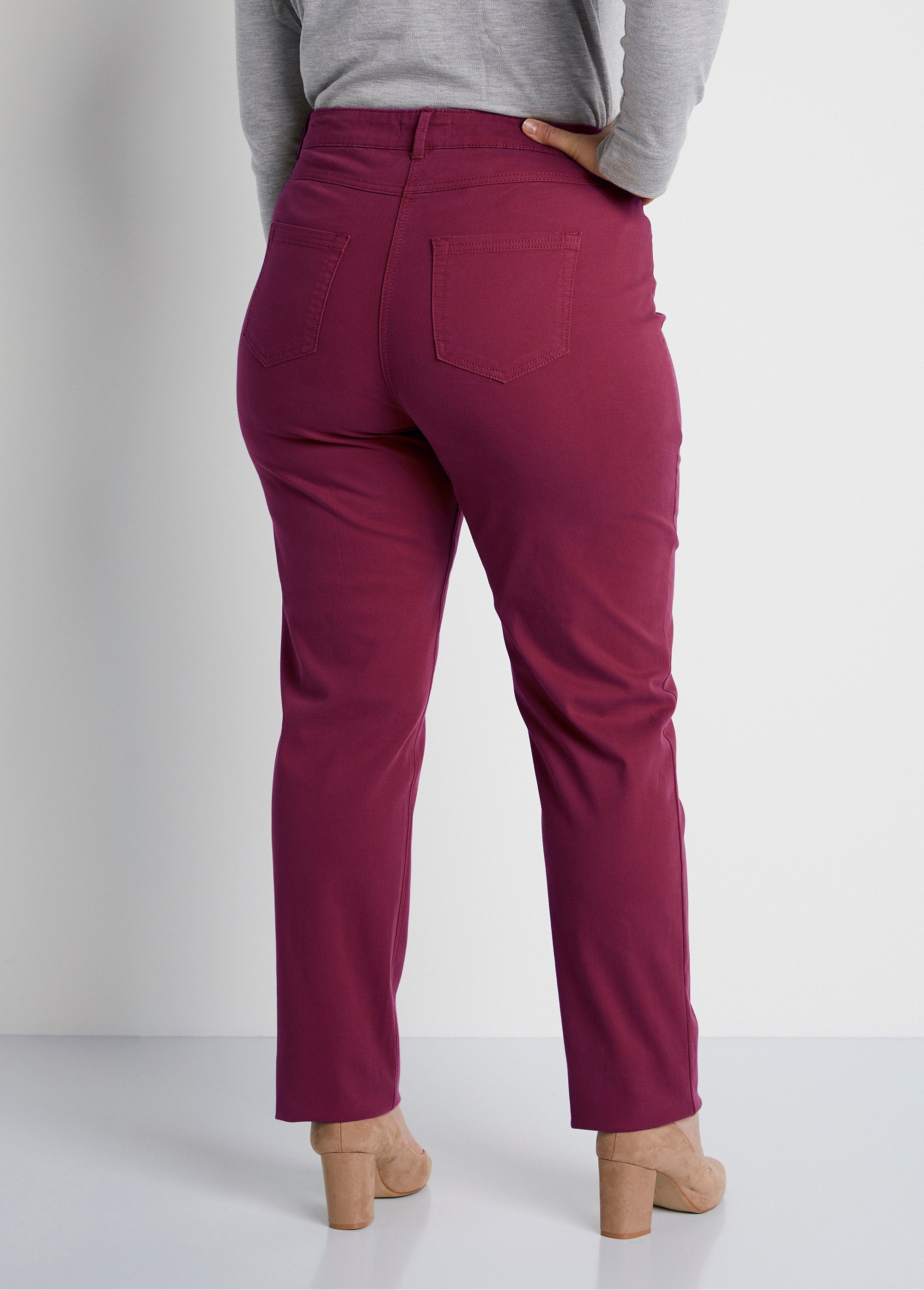 Stretch_cotton_5-pocket_straight_pants_Bordeaux_DO1_curvy