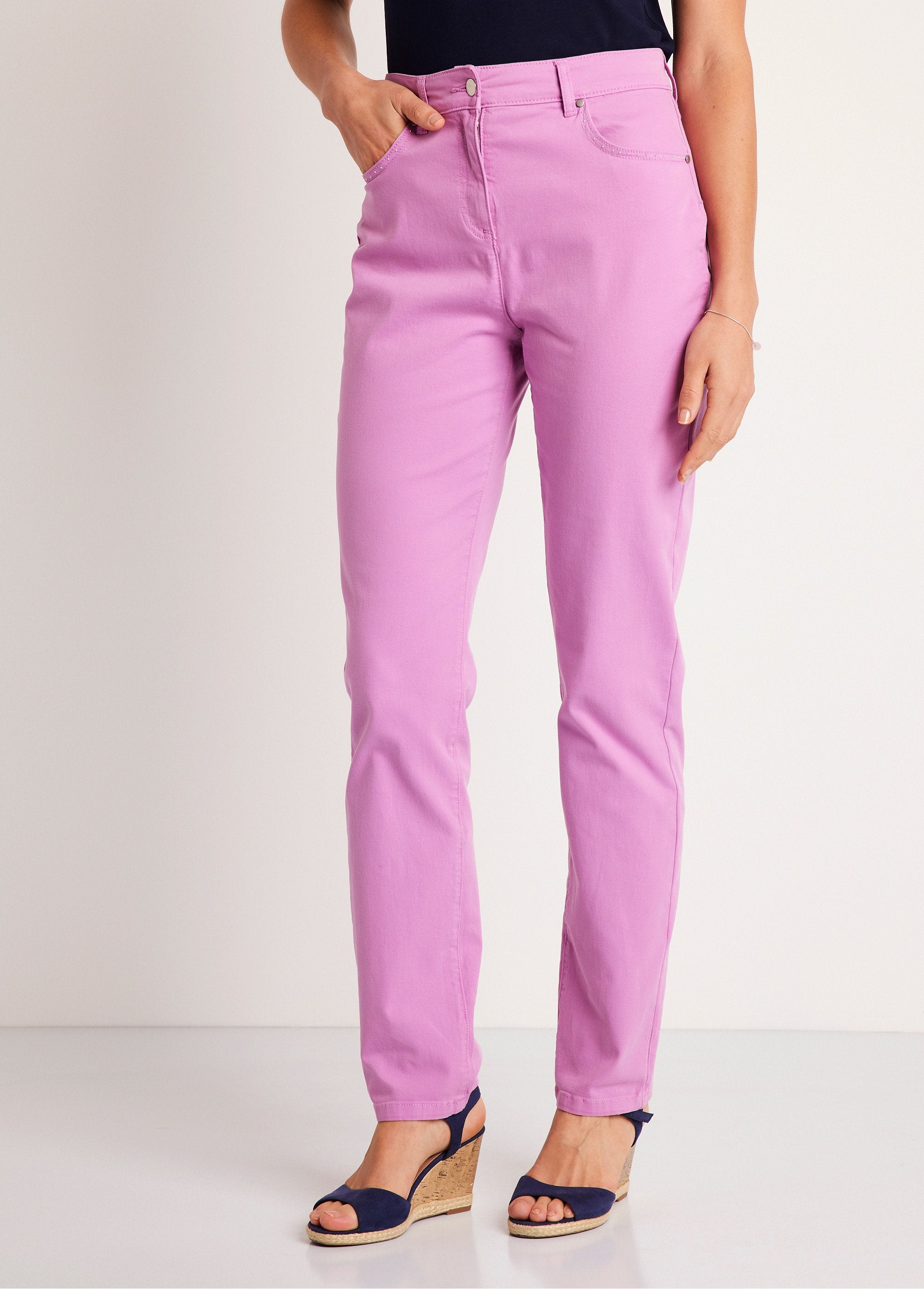 Stretch_cotton_5-pocket_straight_pants_Lilac_FA1_slim