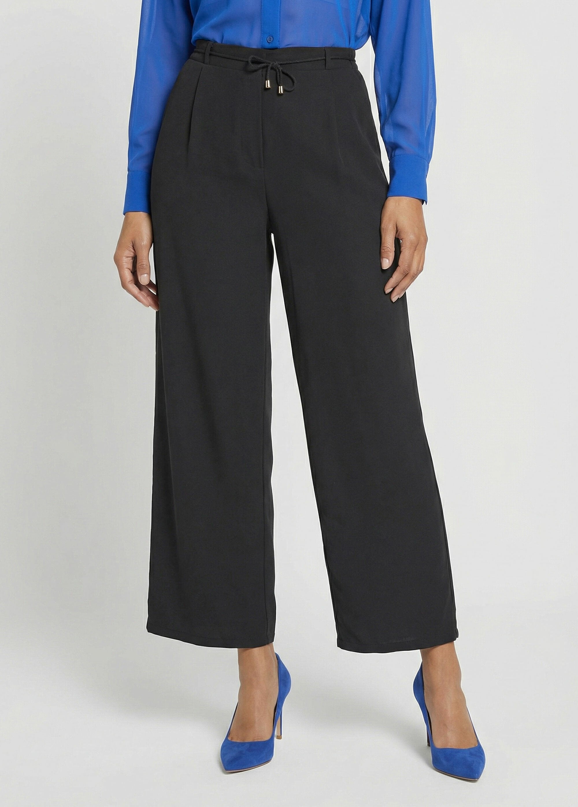 Pantalon_large_élastiqué,_Essentiel_Noir_FA1_slim