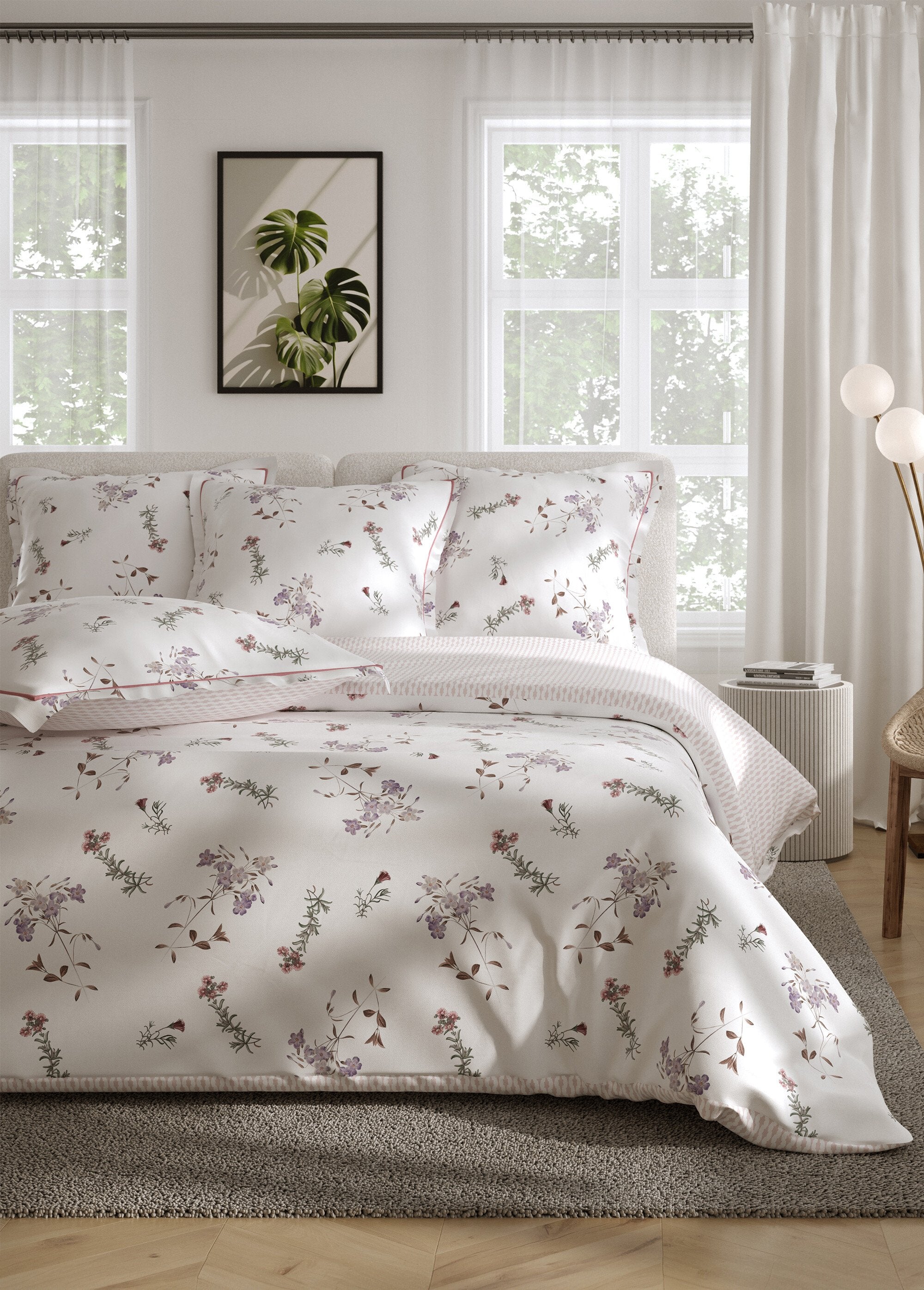 4-piece_percale_bed_set_with_flat_sheet,_violets_Print_white_FA1_slim