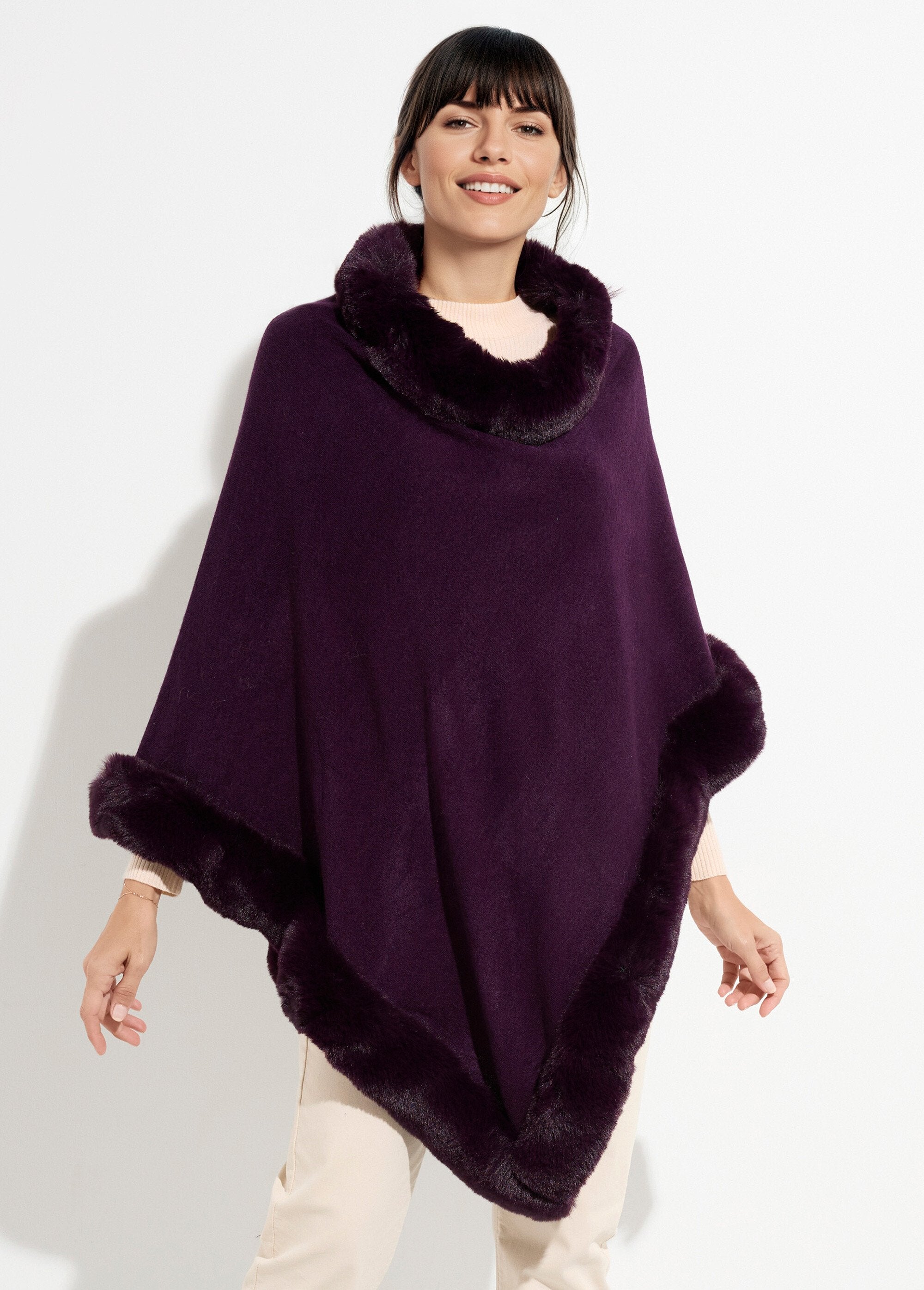 Cape_sweater,_tone-on-tone_fur_trim_Plum_FA1_slim
