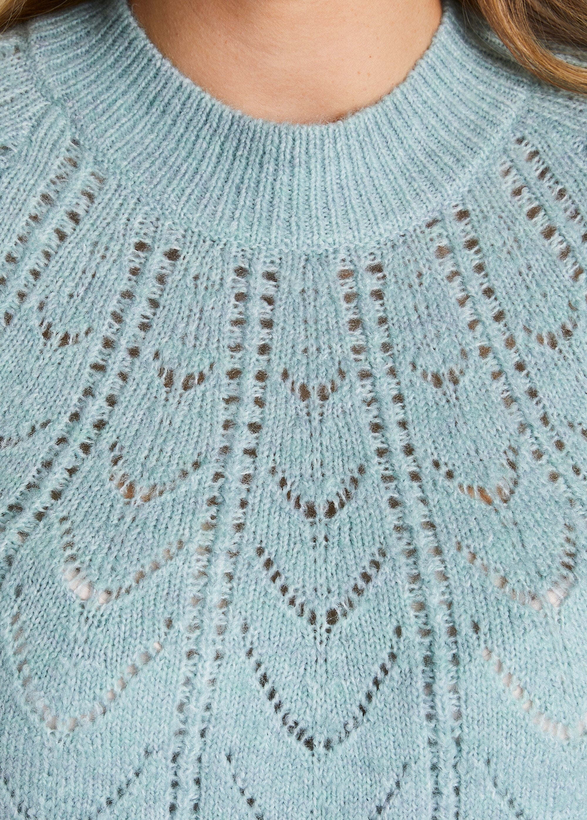Round_neck_openwork_heathered_knit_sweater_Aqua_DE1_slim