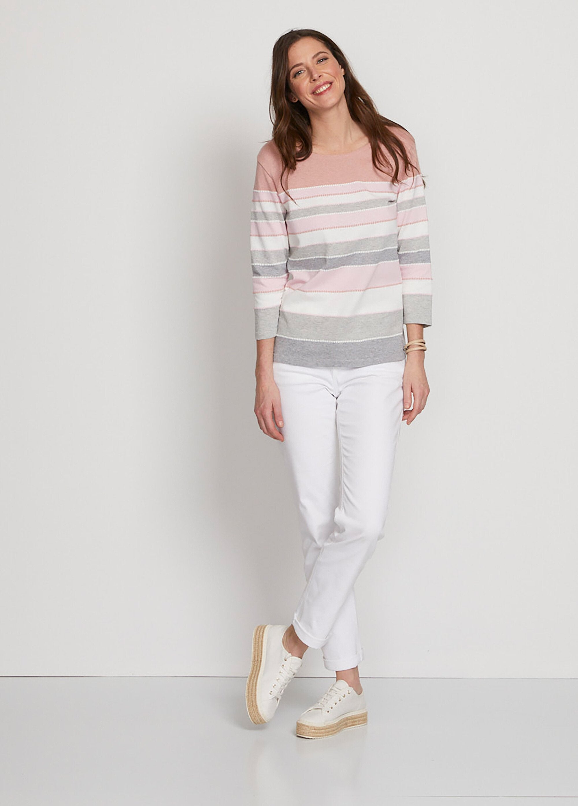 Fancy_jacquard_knit_sweater_Pink_stripe_SF1_slim