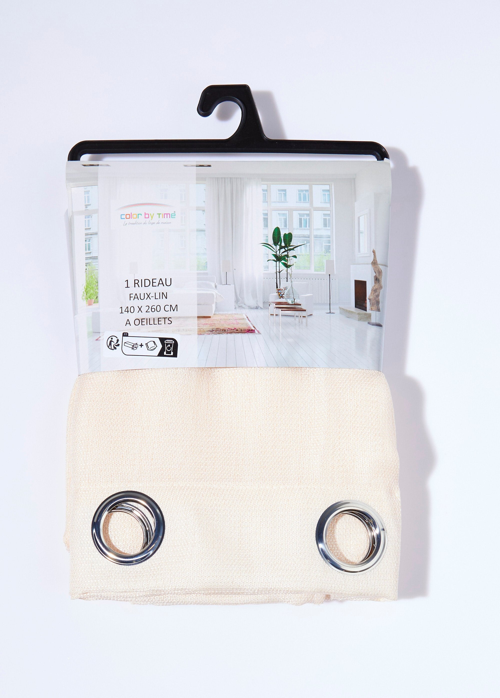 Single-panel_curtain_with_eyelets,_woven_linen_type_Light_pink_DE2_slim