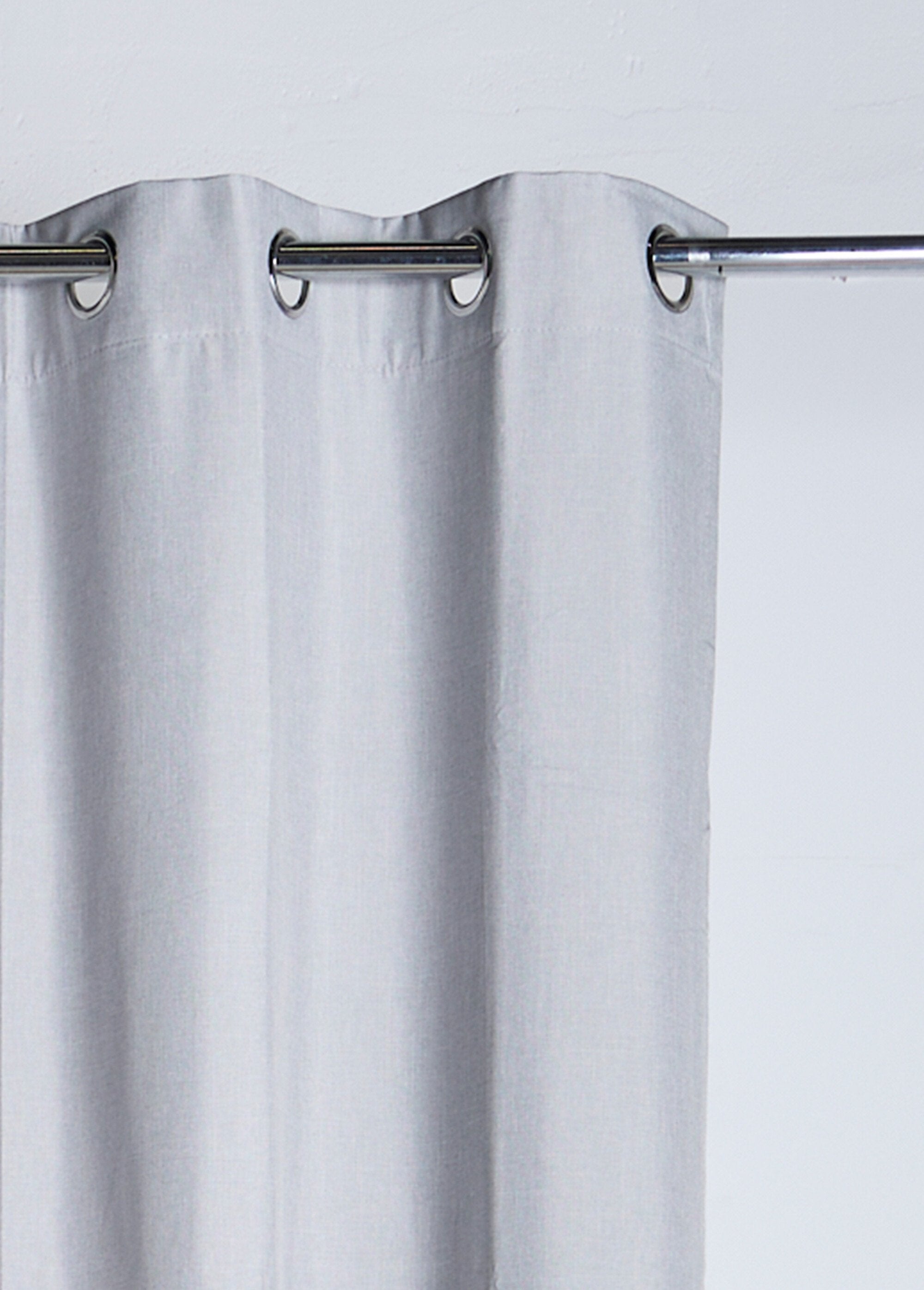 Mottled_blackout_curtain,_1_panel,_eyelets_Dark_gray_DE1_slim