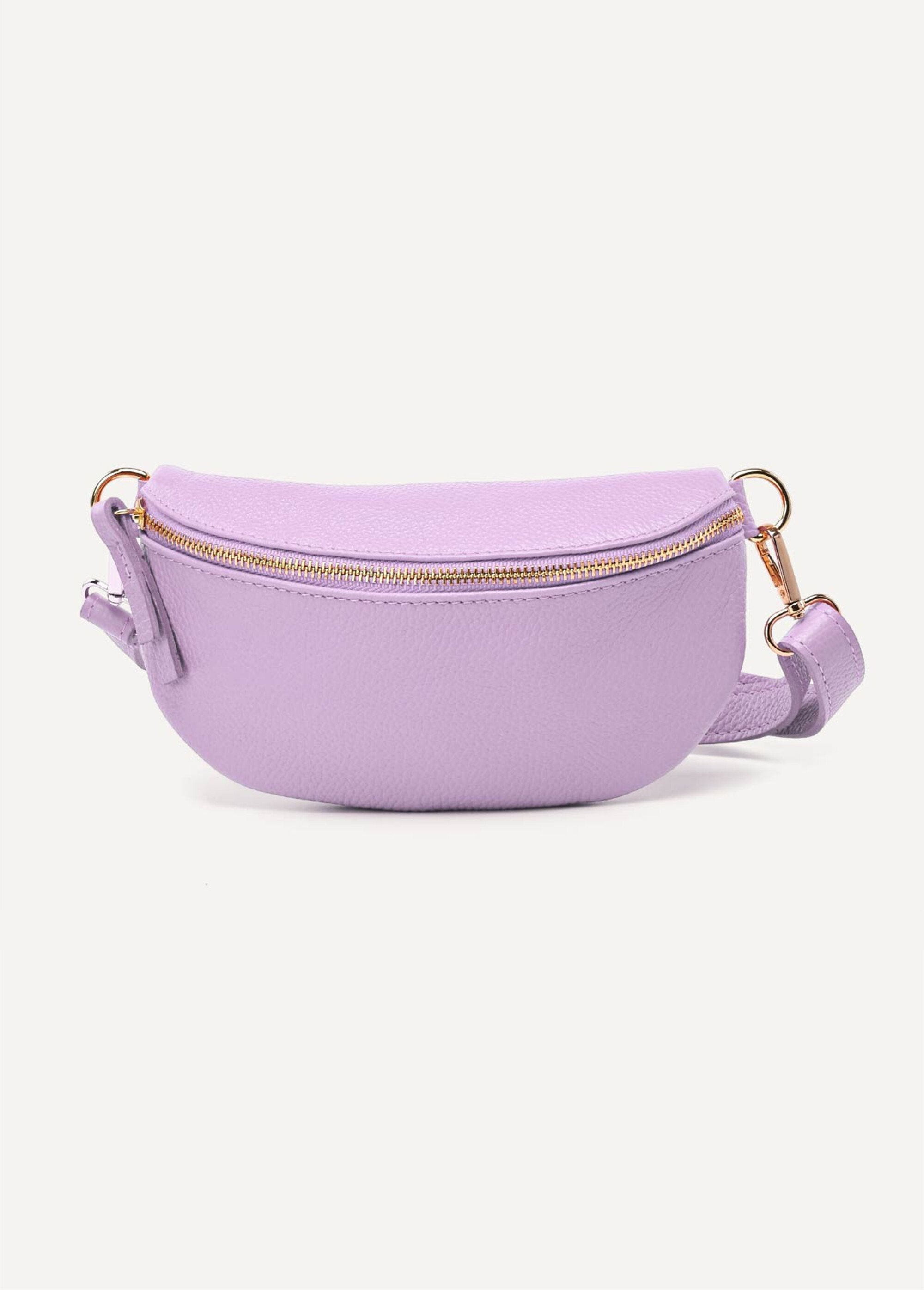 Women's_grained_leather_fanny_pack_Lilac_DE2_slim