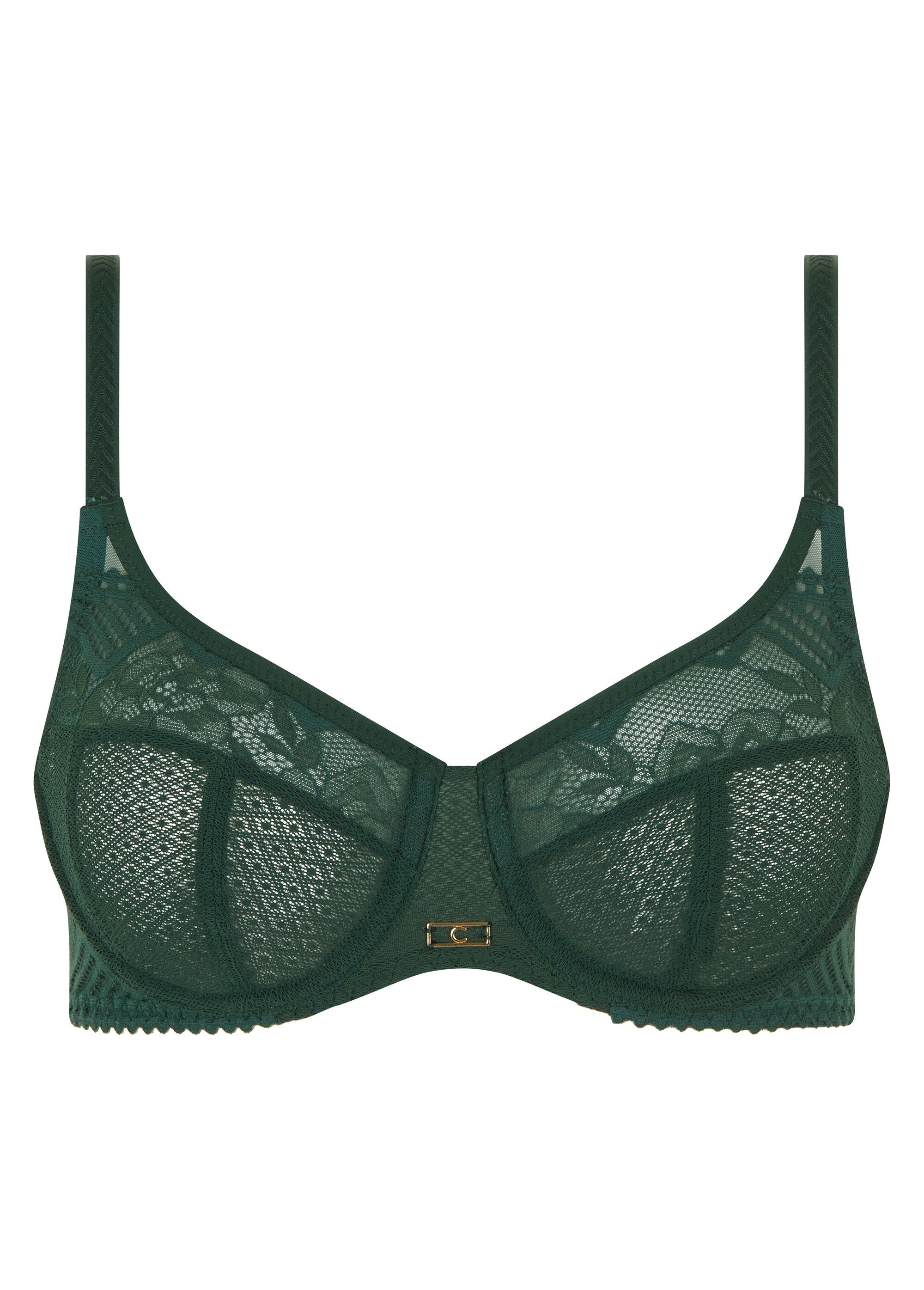 Chantelle®_-_Lace_wrap_bra_Green_AP1_slim