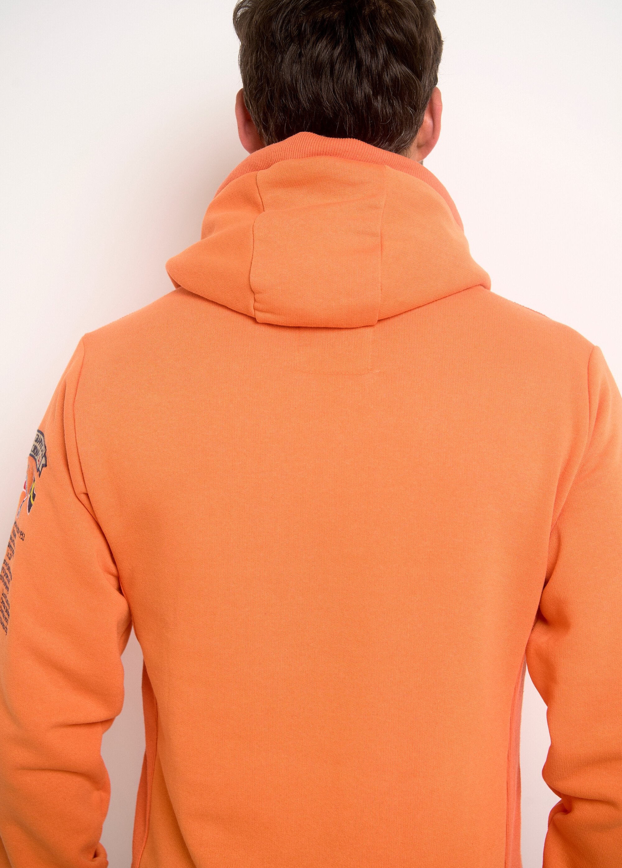 Long_sleeve_half_zip_hoodie_Neon_orange_DO2_slim