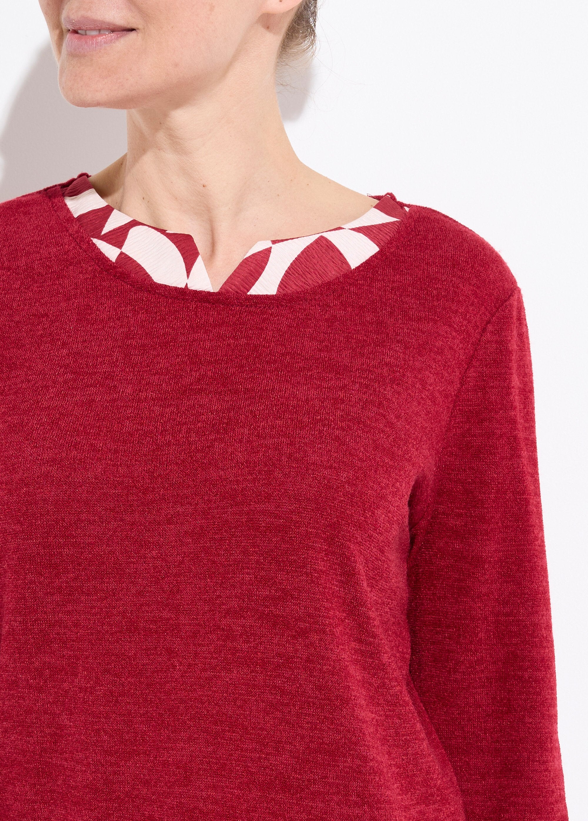 Warm_2-in-1_effect_long-sleeved_T-shirt_Bordeaux_DE2_slim