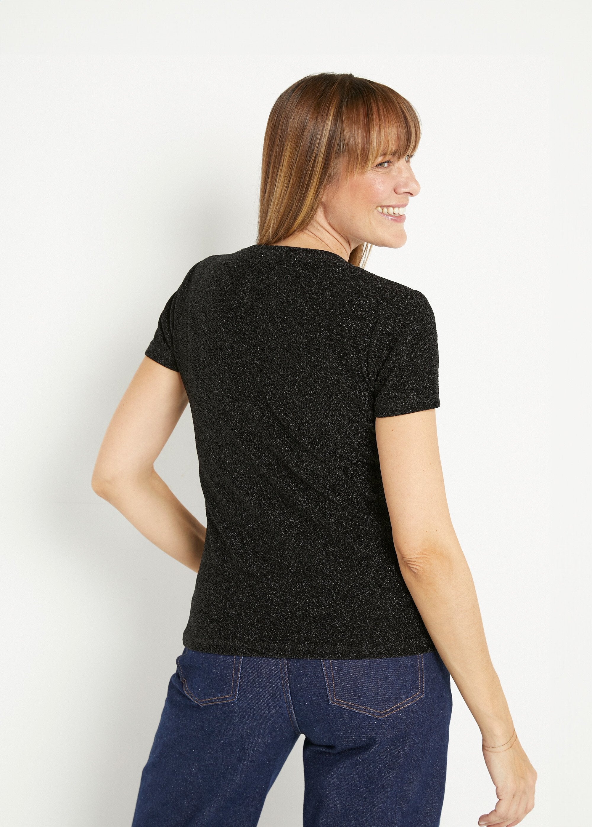 Short-sleeved_sequined_mesh_T-shirt_Noir_DO1_slim