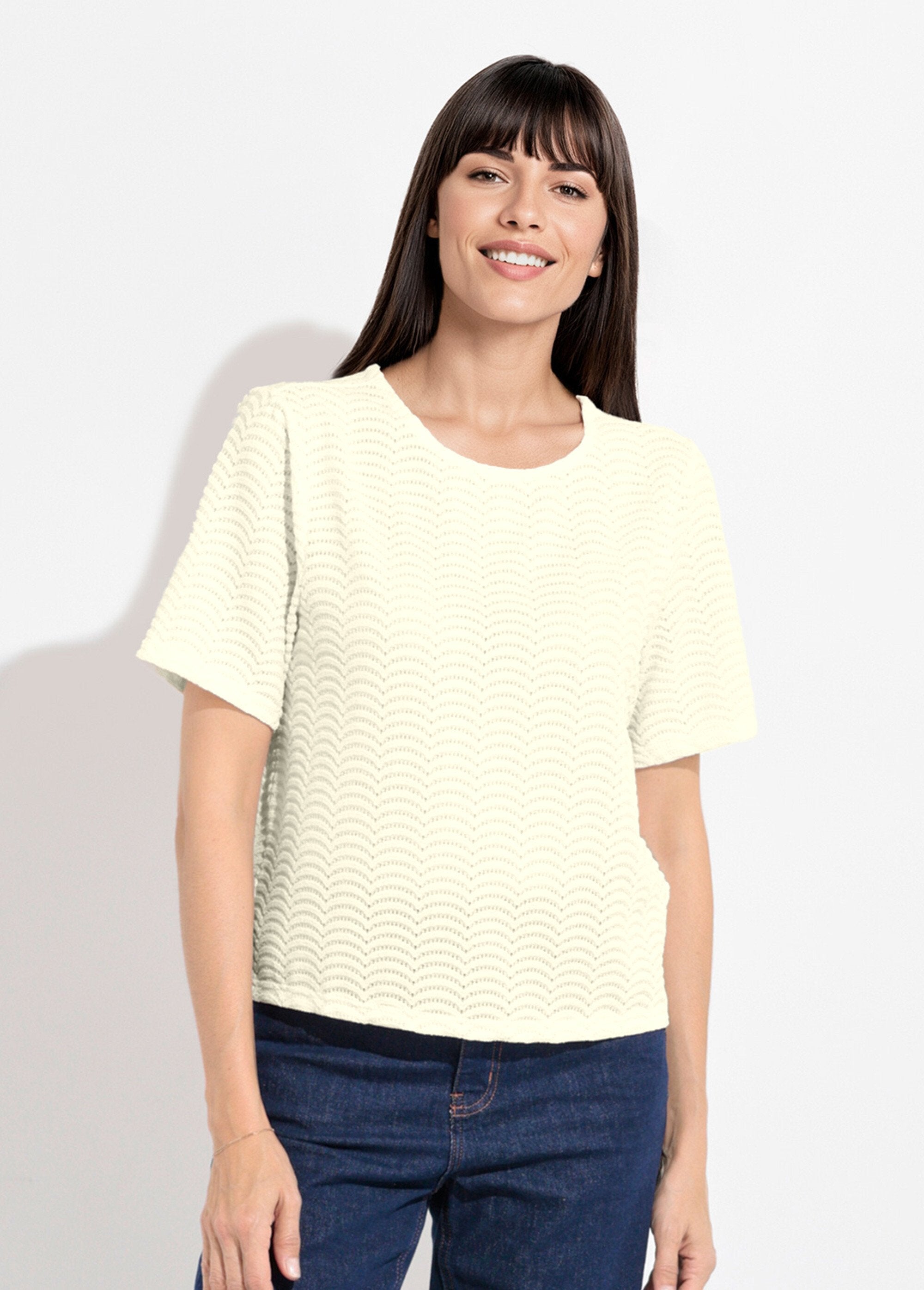 Scale_pattern_embossed_mesh_T-shirt_Beige_FA1_slim