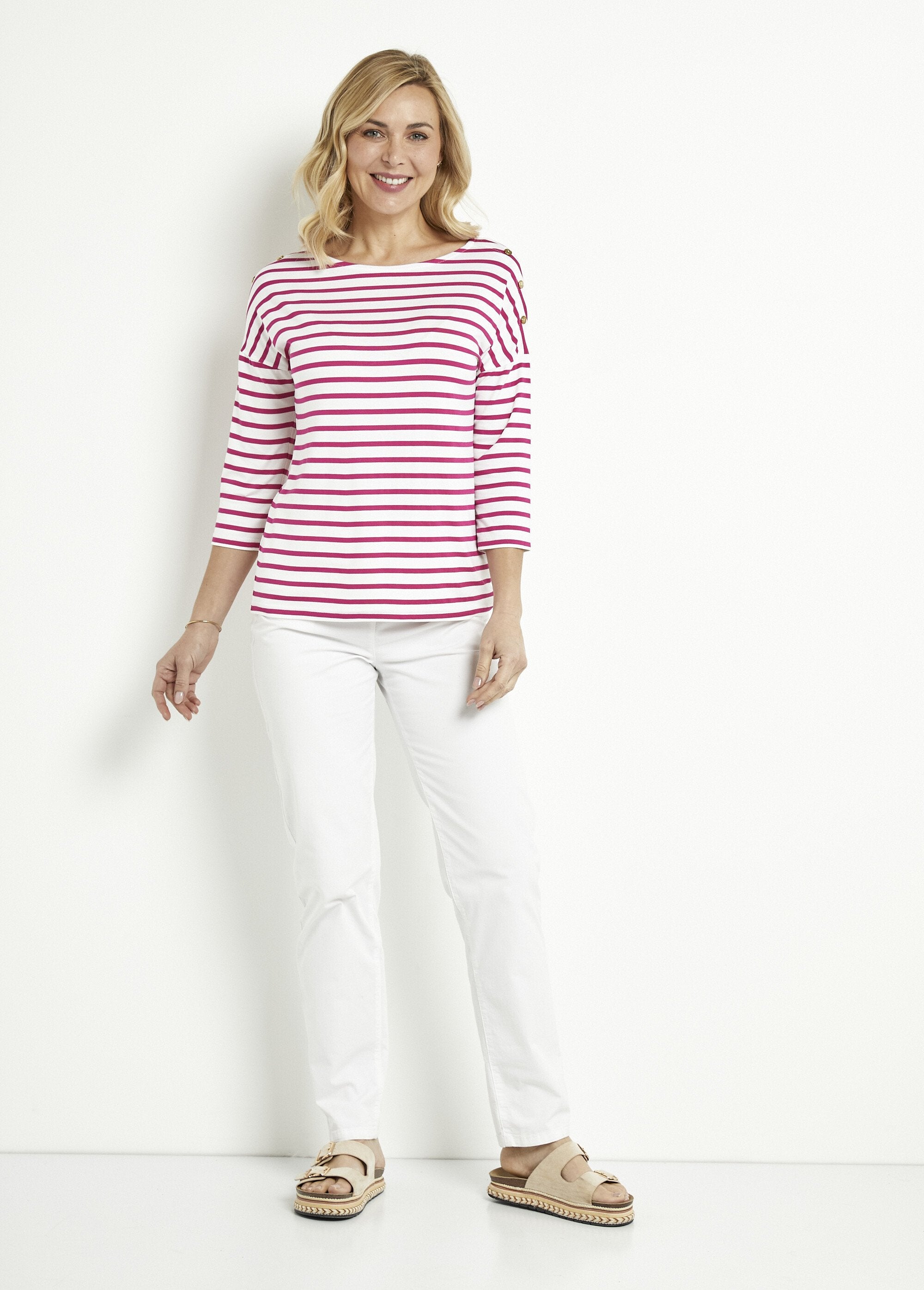 Striped_sailor_t-shirt_with_short_long_sleeves_White_and_fuchsia_SF1_slim