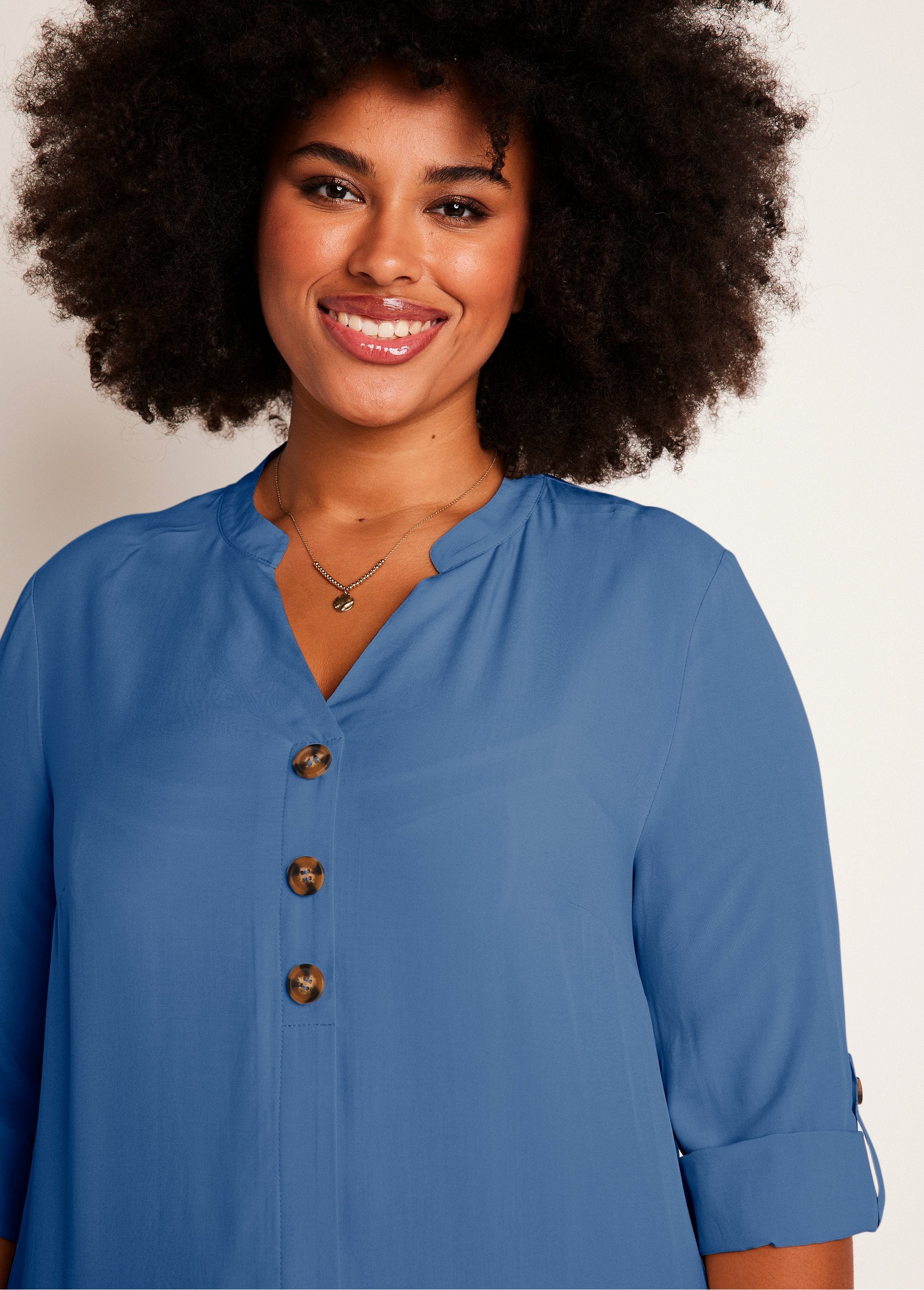 Loose_long_tunic_with_3/4_sleeves_Indigo_DE1_curvy